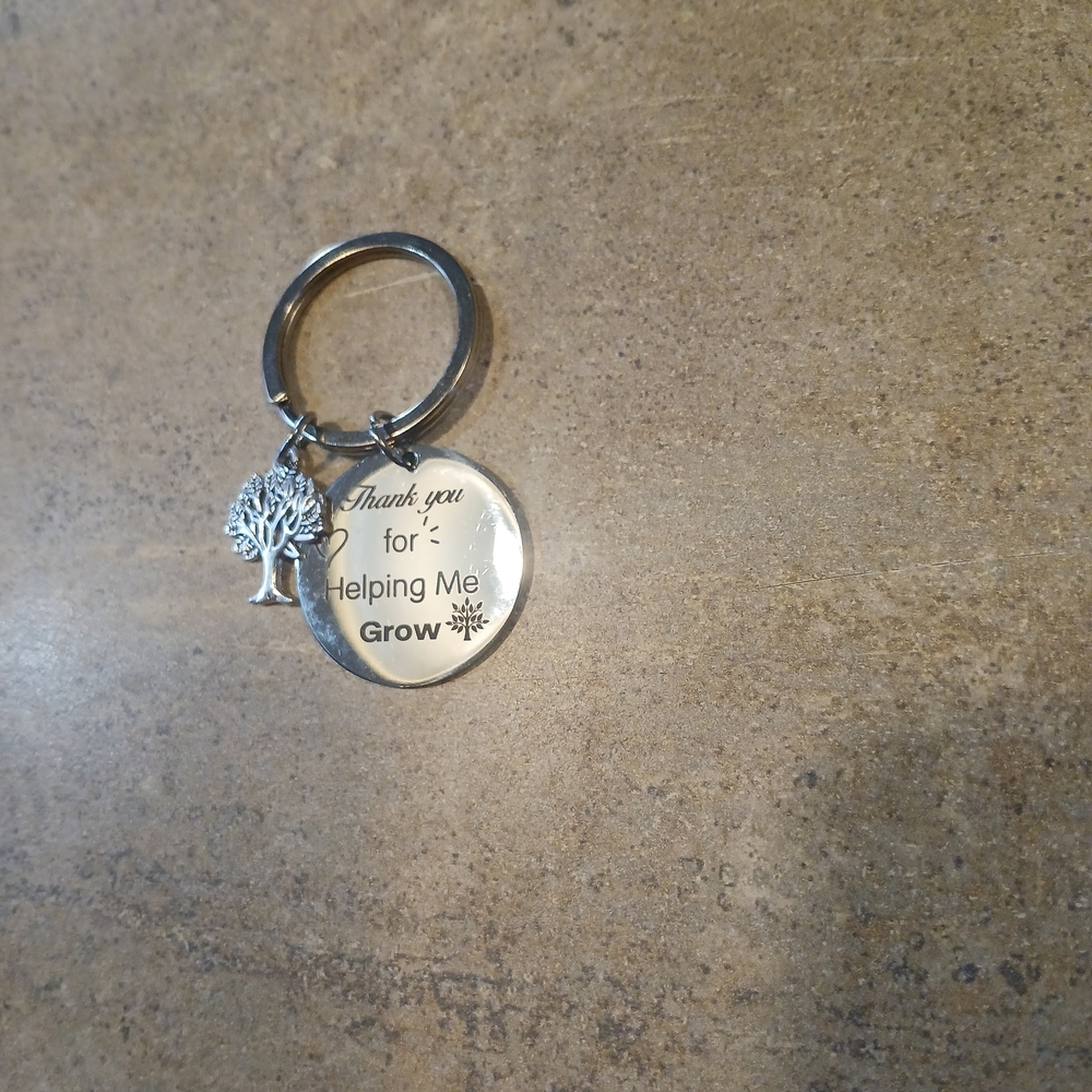 Tree Of Life  Keychain • Thank You For Helping Me Grow •